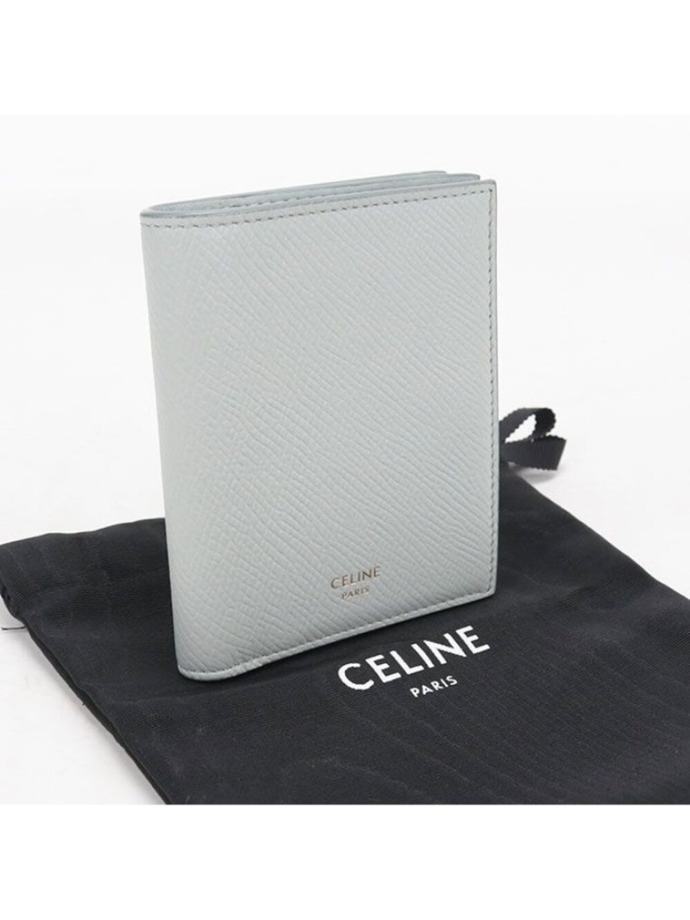 Celine Compact Wallet Bifold Grained Calfskin